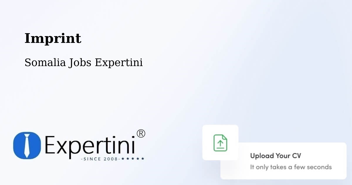 Imprint – Hobyo - Somalia Jobs Expertini